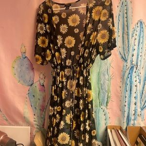 Sunflower Throw Over